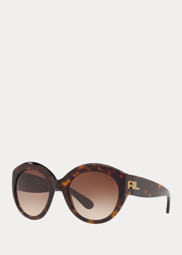 Women's Ralph Lauren Tinted Round Sunglasses | 816923JKU